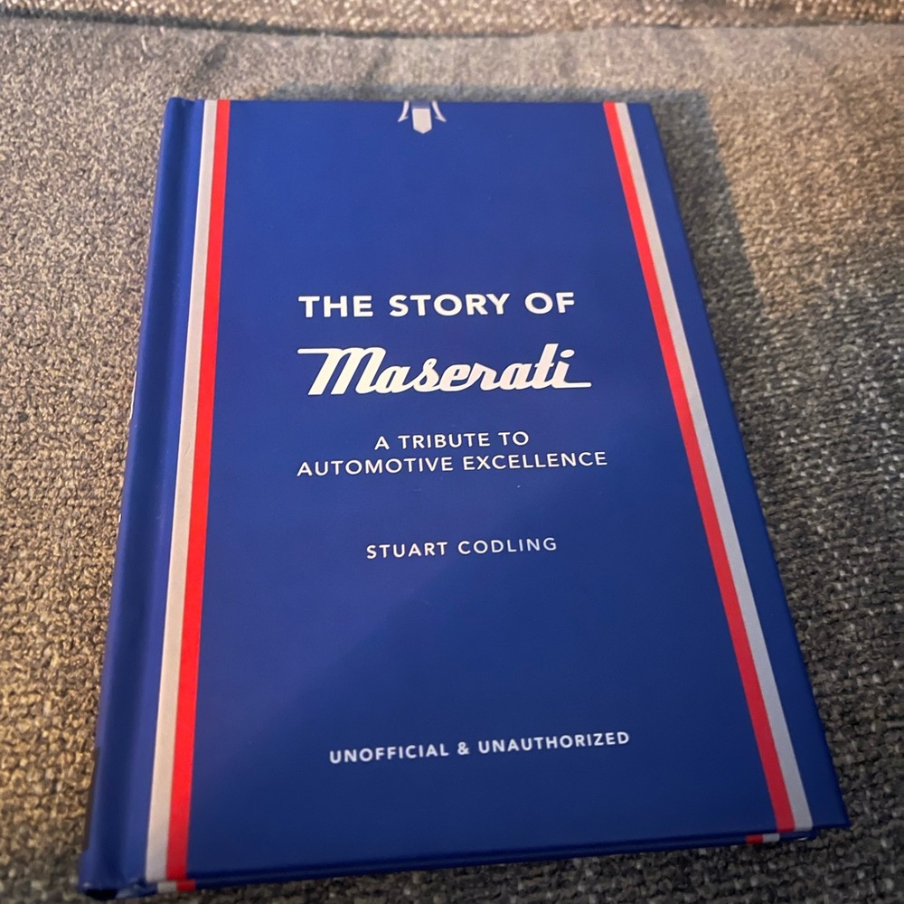 The story of Maserati Hardcover Book